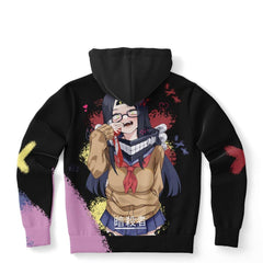 Sehen cosplaying as Himiko Toga - X Edition - Crazy Waifu Anime Girl AOP Hoodie - kawaiiwaru