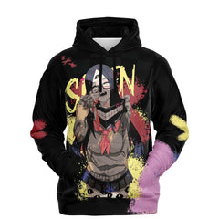 Sehen cosplaying as Himiko Toga - X Edition - Crazy Waifu Anime Girl AOP Hoodie - kawaiiwaru