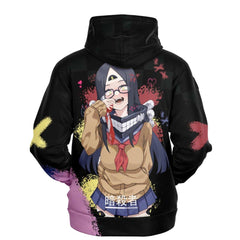 Sehen cosplaying as Himiko Toga - X Edition - Crazy Waifu Anime Girl AOP Hoodie - kawaiiwaru