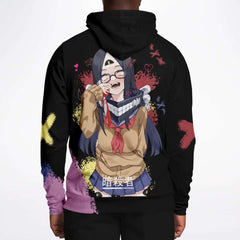 Sehen cosplaying as Himiko Toga - X Edition - Crazy Waifu Anime Girl AOP Hoodie - kawaiiwaru