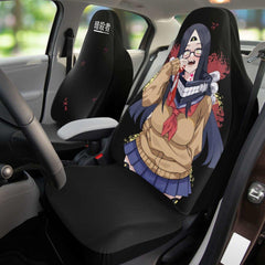 Sehen cosplaying as Himiko Toga - X Edition - Crazy Waifu Anime Girl Car Seat Cover (x2) - kawaiiwaru