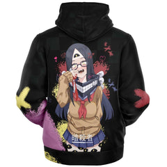 Sehen cosplaying as Himiko Toga - X Edition - Crazy Waifu Anime Girl Sherpa Jacket Hoodie - kawaiiwaru