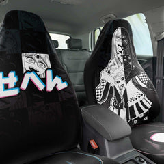 Sehen Crazy Waifu Anime Car Seat Cover (x2) - kawaiiwaru