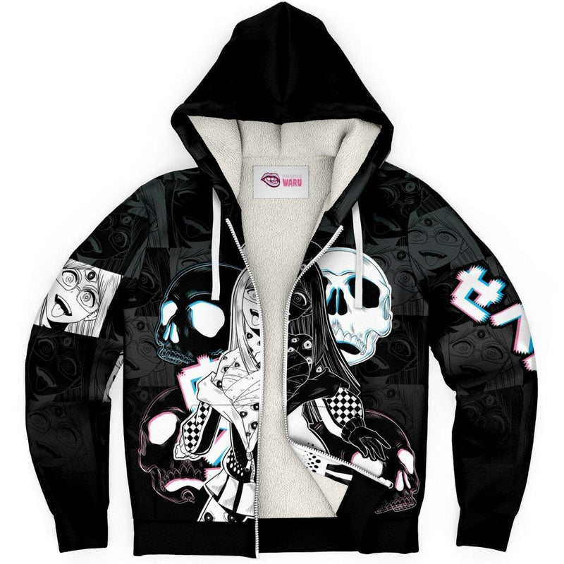 Sehen Sherpa Jacket Hoodie - kawaiiwaru