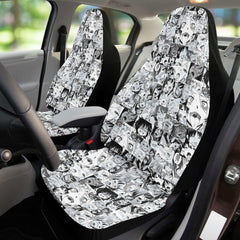 Sexy Ahegao Hentai Faces Anime Car Seat Cover (x2) - kawaiiwaru