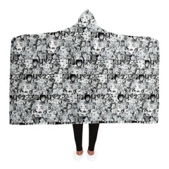 Sexy Ahegao Hentai Faces Hooded Blanket - kawaiiwaru