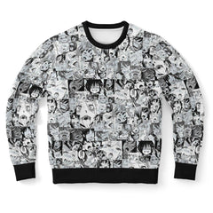 Sexy Ahegao Hentai Unisex AOP Sweatshirt - kawaiiwaru