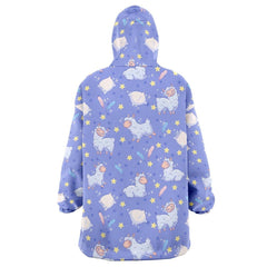 Sleeping Sheep Snug Hoodie - kawaiiwaru