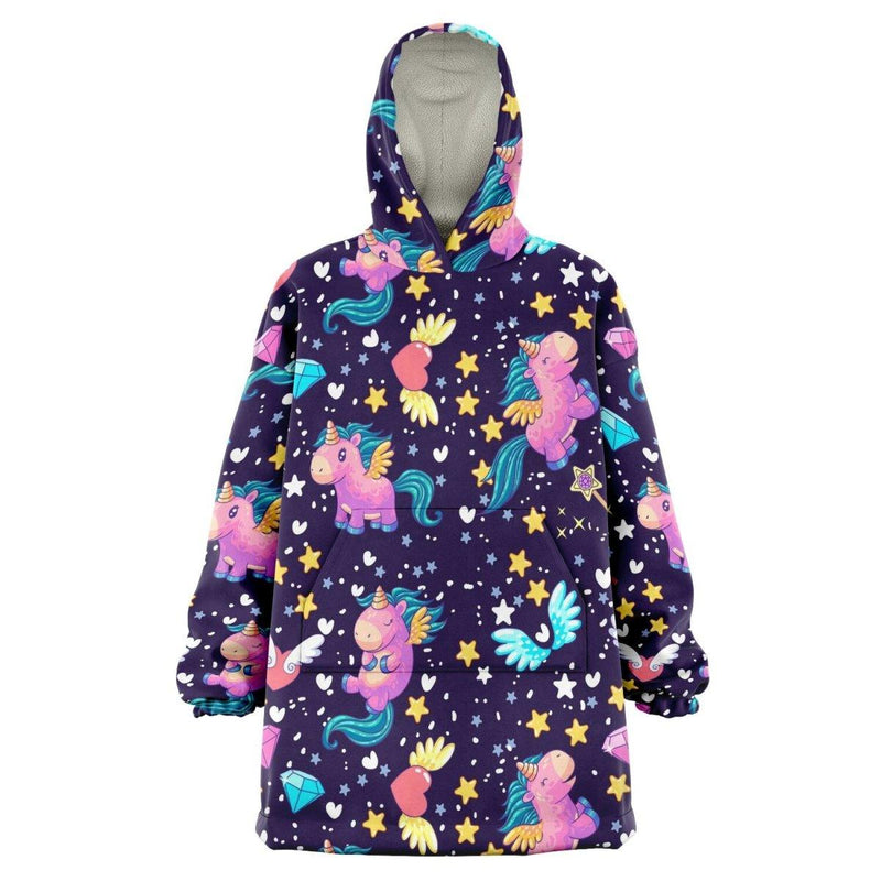 Space Unicorn Snug Hoodie - kawaiiwaru