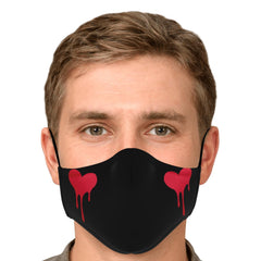 Sumairu Heart Anime Face Mask - kawaiiwaru