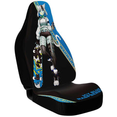 Tori - Icy blue raspberry - Neko skater anime Car Seat Cover (x2) - kawaiiwaru