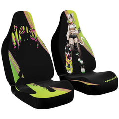 Tori - Original - Neko skater anime girl Car Seat Cover (x2) - kawaiiwaru