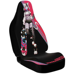 Tori - Trippy watermelon - Neko skater anime girl Car Seat Cover (x2) - kawaiiwaru