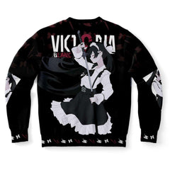 Victoria Blanche Deadly anime girl maid AOP Sweatshirt - kawaiiwaru