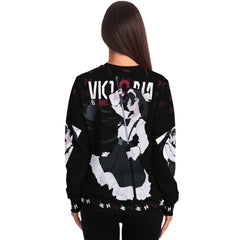 Victoria Blanche Deadly anime girl maid AOP Sweatshirt - kawaiiwaru