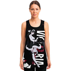 Victoria Blanche Deadly anime girl maid AOP Tank Top - kawaiiwaru