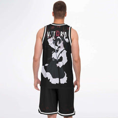 Victoria Blanche Deadly anime girl maid Basketball Jersey Set - kawaiiwaru