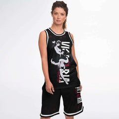 Victoria Blanche Deadly anime girl maid Basketball Jersey Set - kawaiiwaru