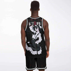 Victoria Blanche Deadly anime girl maid Basketball Jersey Set - kawaiiwaru