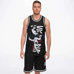 Victoria Blanche Deadly anime girl maid Basketball Jersey Set - kawaiiwaru