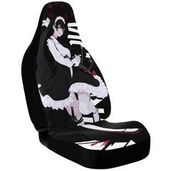 Victoria Blanche Deadly anime girl maid Car seat cover (x2) - kawaiiwaru