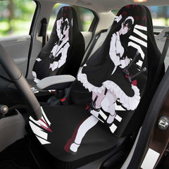 Victoria Blanche Deadly anime girl maid Car seat cover (x2) - kawaiiwaru