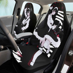 Victoria Blanche Deadly anime girl maid Car seat cover (x2) - kawaiiwaru