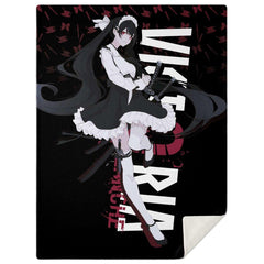 Victoria Blanche Deadly anime girl maid Premium Blanket - kawaiiwaru