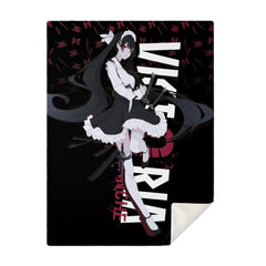 Victoria Blanche Deadly anime girl maid Premium Blanket - kawaiiwaru