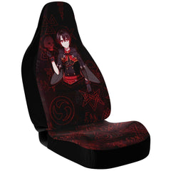 Zephyr Anti Social Black Magic Anime Boy - Car seat cover (X2) - kawaiiwaru