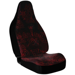 Zephyr Anti Social Black Magic Anime Boy - Car seat cover (X2) - kawaiiwaru