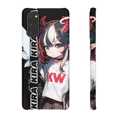 Kira - Demon Angel Elf Cyberpunk Cute anime girl iPhone samsung Snap Case