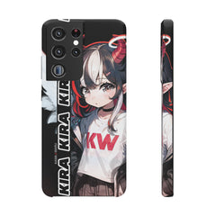 Kira - Demon Angel Elf Cyberpunk Cute anime girl iPhone samsung Snap Case