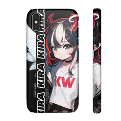 Kira - Demon Angel Elf Cyberpunk Cute anime girl iPhone samsung Snap Case