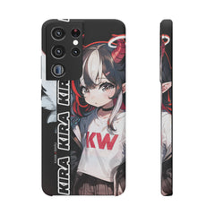 Kira - Demon Angel Elf Cyberpunk Cute anime girl iPhone samsung Snap Case