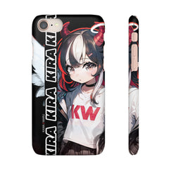 Kira - Demon Angel Elf Cyberpunk Cute anime girl iPhone samsung Snap Case